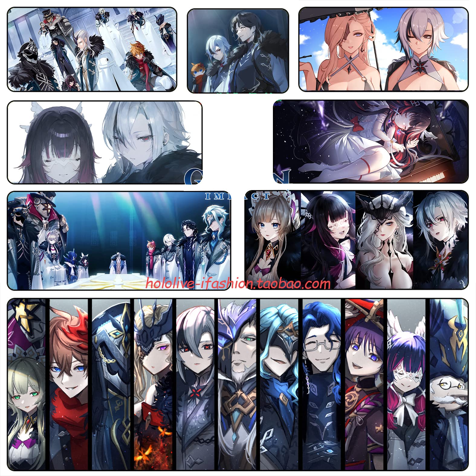 Amazon.co.jp: 原神 マウスパッド プレイマット 召使 少女 傀儡 公子