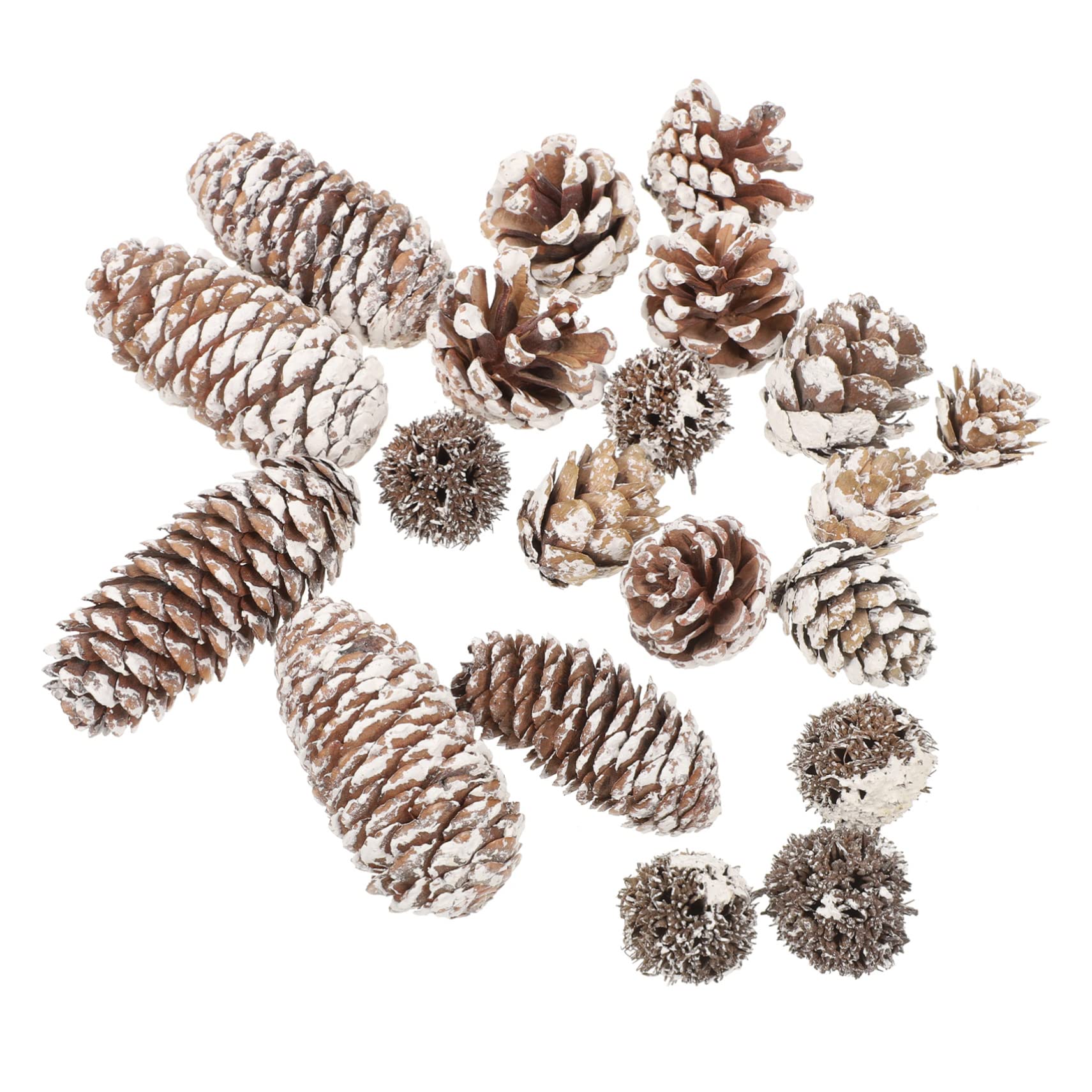 Uonlytech 2 Set Secche per Decorazioni Natalizie Kit Creativo per Fai da Te Materiale per Decorare Case Uffici e Festivi
