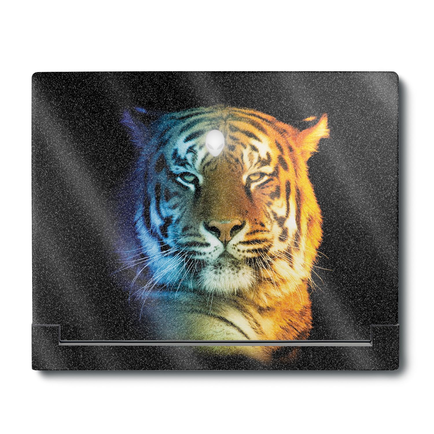 MightySkins Glossy Glitter Skin Compatible With Alienware X16 R1 (2023) Full Wrap Kit - Tri-Color Tiger | Protective Durable High-Gloss Glitter Finish | Easy To Apply &amp; Change Styles | Made in the USA