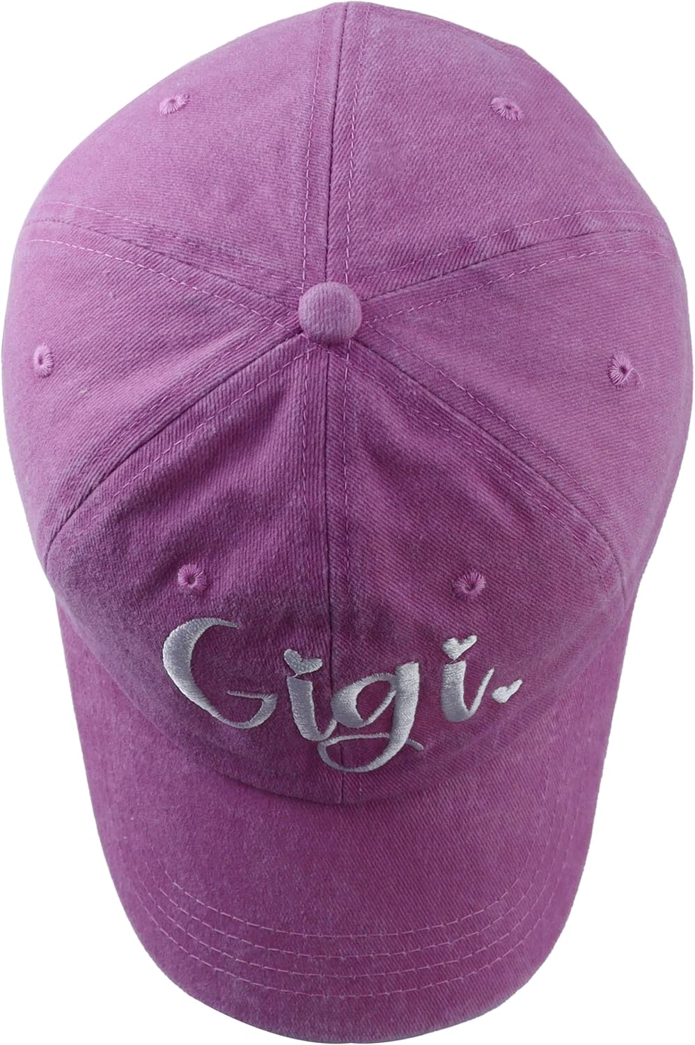 Gigi Mimi Hats for Women, Adjustable Cotton Embroidered Grandma Baseball Cap - Image 5