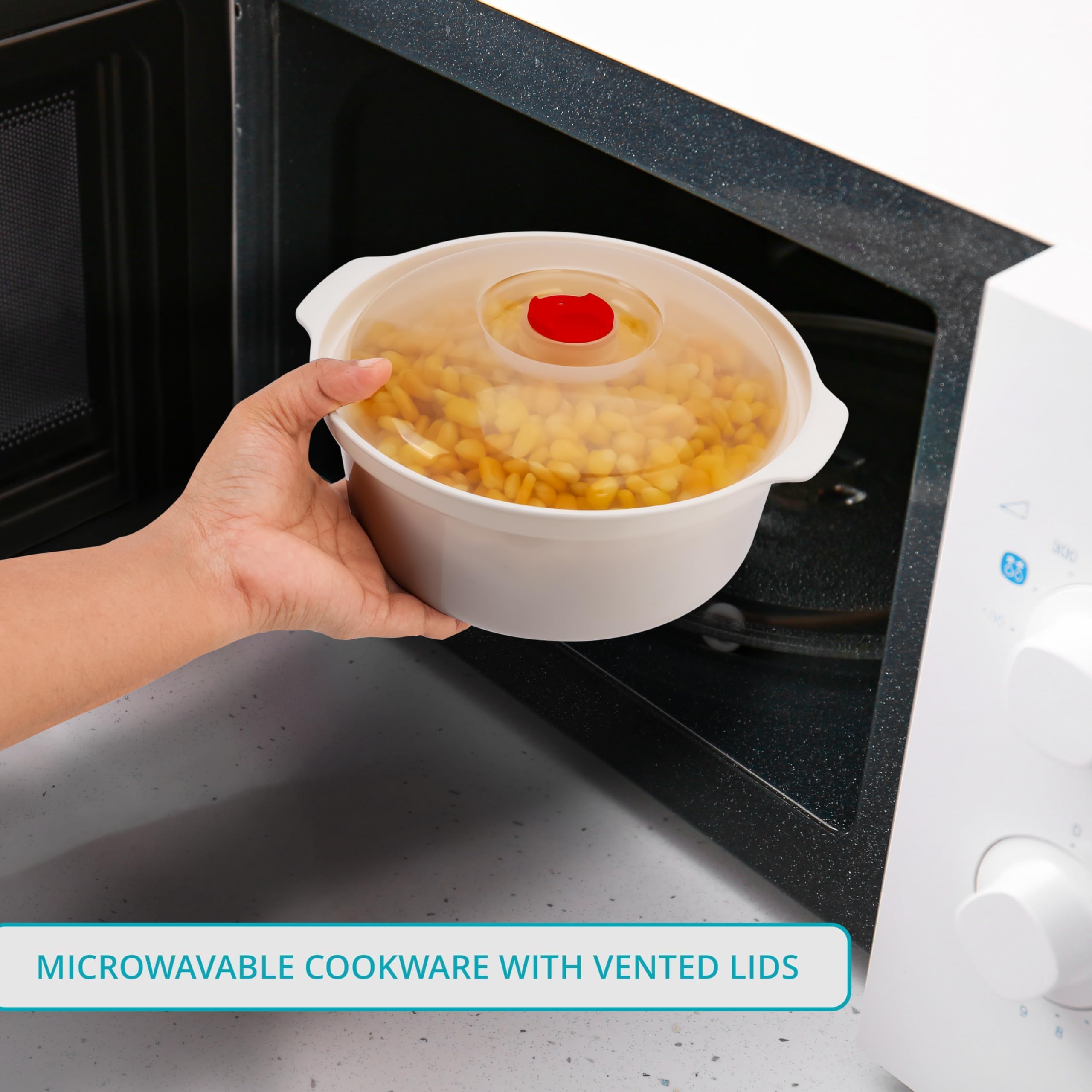 Lot De 10 Boîtes Repas 600ML – Micro-ondes, Congélateur, Lave-Vaisselle