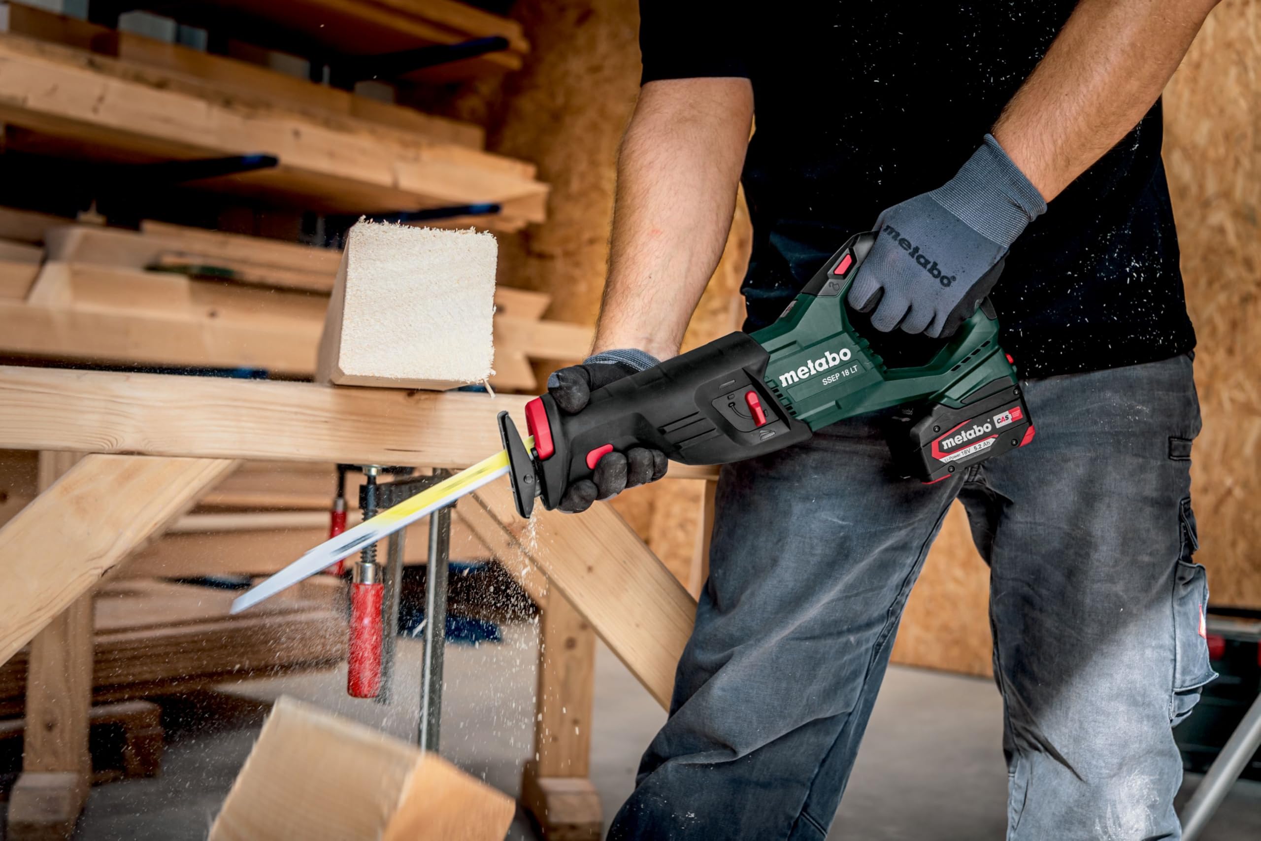 Metabo SSEP 18 LTX BL MVT 18V Lithium-Ion Brushless Cordless Sabre Reciprocating Saw 602258850 - View #7