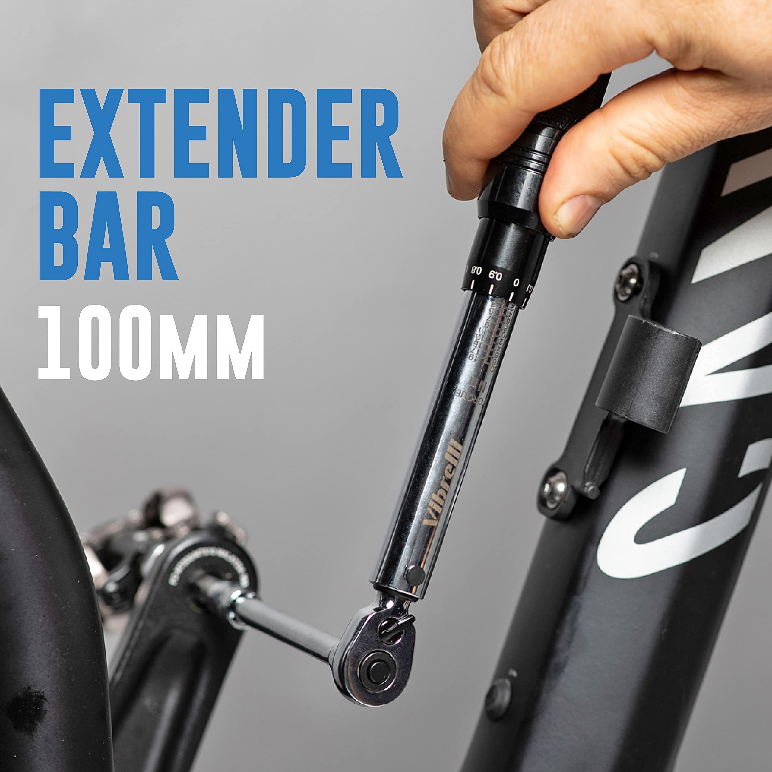 Vibrelli Bike Torque Wrench Set - 1/4 Inch Drive - 2 to 20nm, 0.1 Nm ...
