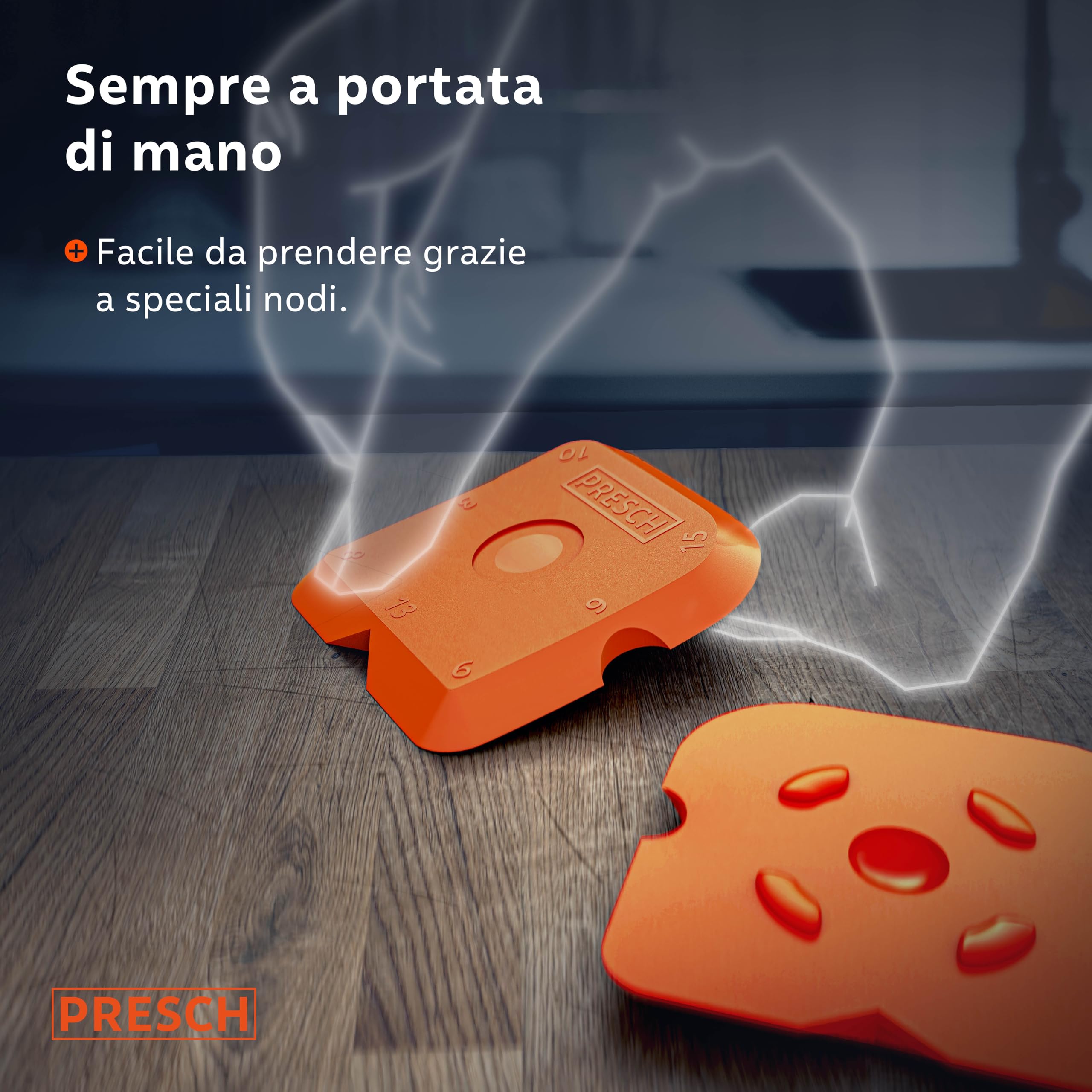 Presch Spatole per silicone Set 5 pz. - Giunti perfetti grazie a bordi molto dritti - Manopole speciali per un facile sollevamento - Ideale per sigillanti come acrilico e silicone - Con scatola