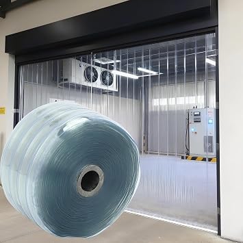 164 L X 7.87 W Commercial PVC Strip Door Curtain