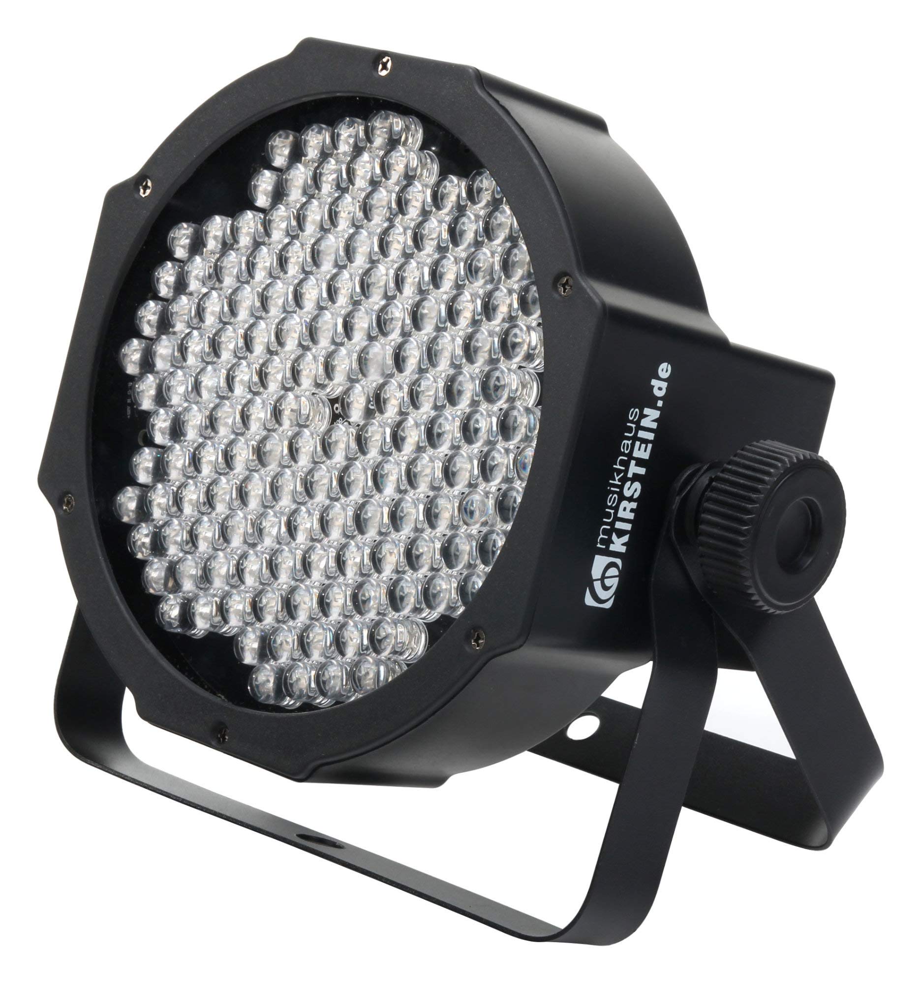 Showlite FLP-144 Flatline panel LED reflektor (PAR reflektor, światło dyskotekowe, oświetlenie sceniczne, lampa, 144 LED/RBG mixing, przyłącza: DMX In/Out, 6 trybów DMX)
