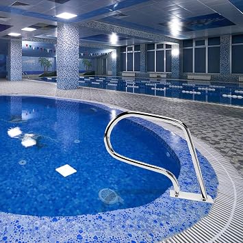 Pool Handrails Swimming Safety Hand Rail, Stair Rail Rated 250Lbs Load Capacity, Handrail with Screws/22 * 30 inch