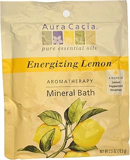 Aura CACIA Energizing Lemon Mineral Bath, 2.5 OZ