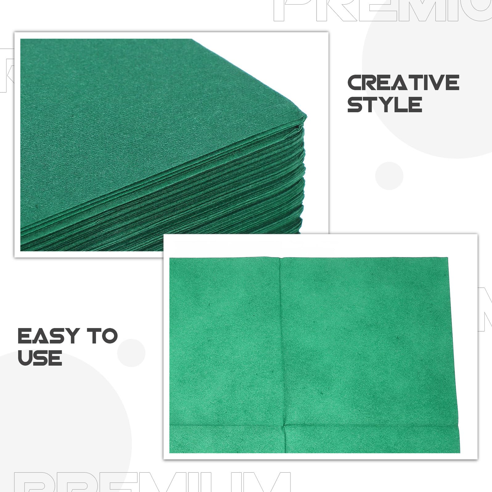 Servilletas de Papel Verdes Desechables 25 Piezas sin Polvo Absorbentes para Fiestas Bodas Banquetes y Baño Toallas de Mano para Invitados