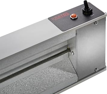 Kratos Commercial Electric Strip Warmer | 36 Long Overhead Hanging Food Warmer for Restaurants | Hardwired Design | 120V, 500 Watts | Toggle Control | Hanging Chains Included | NSF (28W-207)