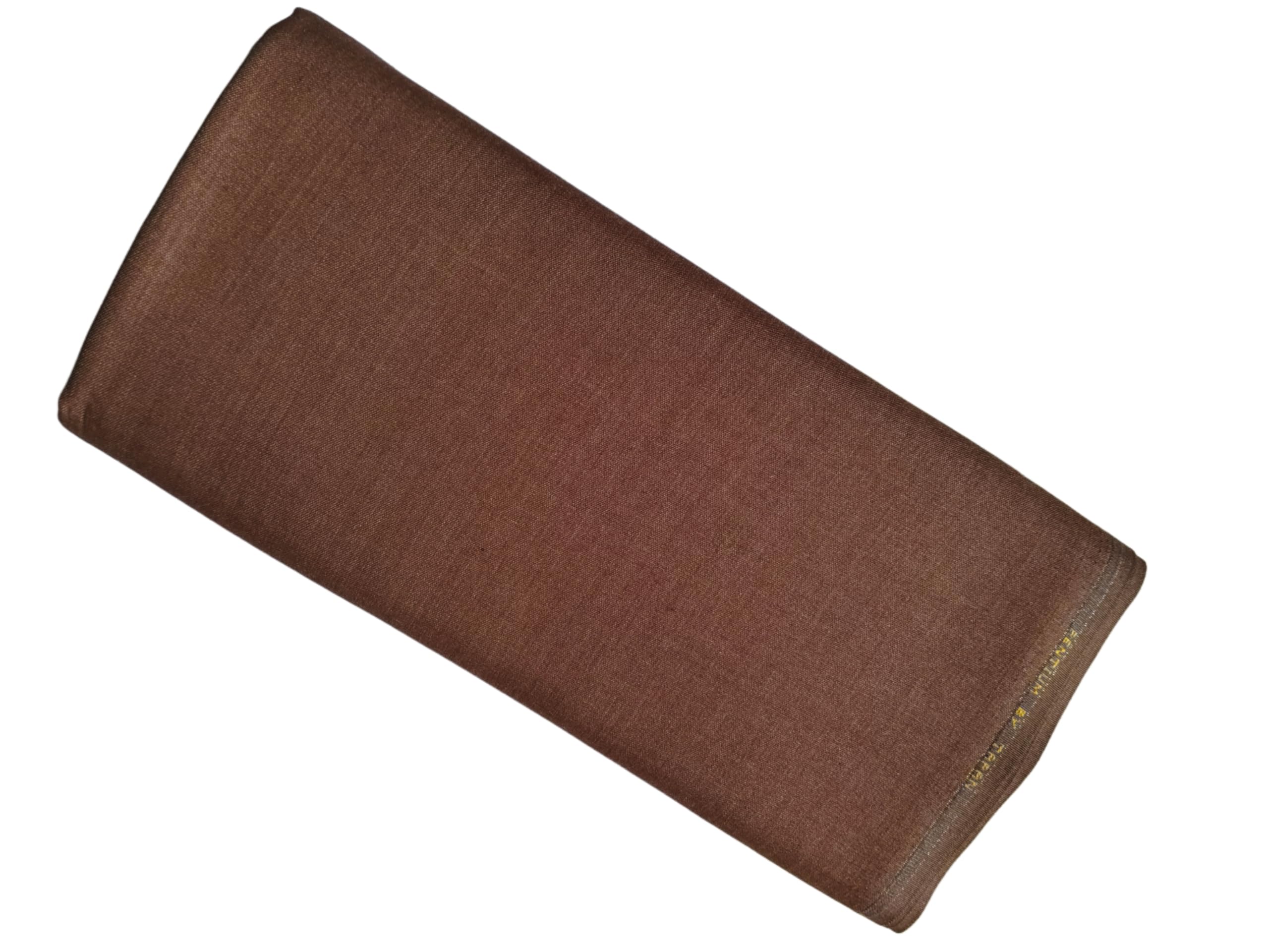 Unstitched Viscose Rayon Cotton Blend Brown Self Woven Design Full/Half Safari Suits Blazers Fabric for Men's Boys Fashion Size - 2.85 meter-picture-17