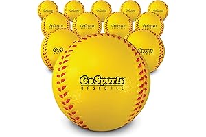 GoSports Foam Training Baseball 12 Pack: Safe and Durable Foam Baseballs for Enhanced Practice