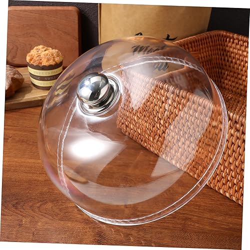 Miniatura 9 de STOBOK Cubierta de microondas para alimentos, cubierta transparente de plástico para placa de microondas, tapa protectora de salpicaduras de