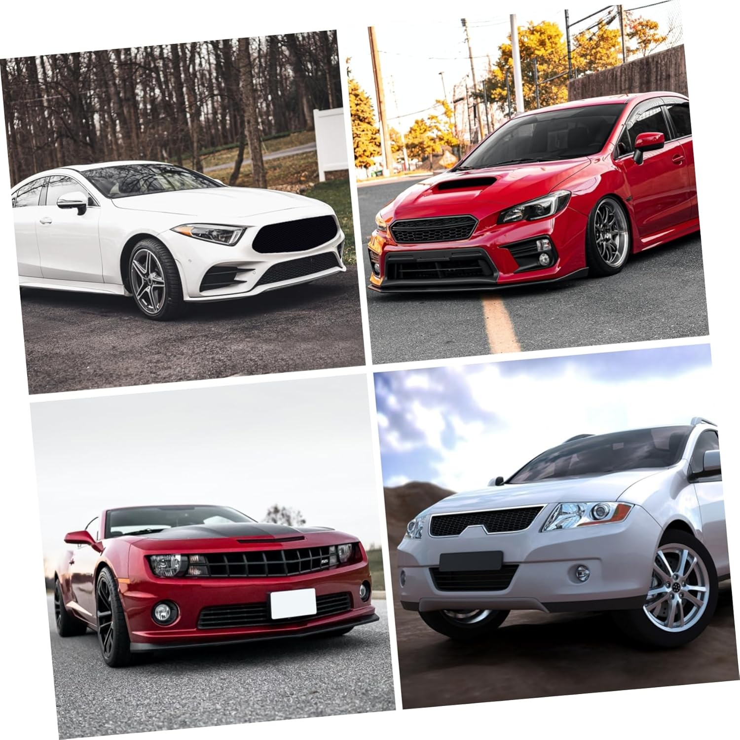 Artibetter Rolls Bumper Grille for Car Front Bumper Grill Mesh Automotive Grille Insert