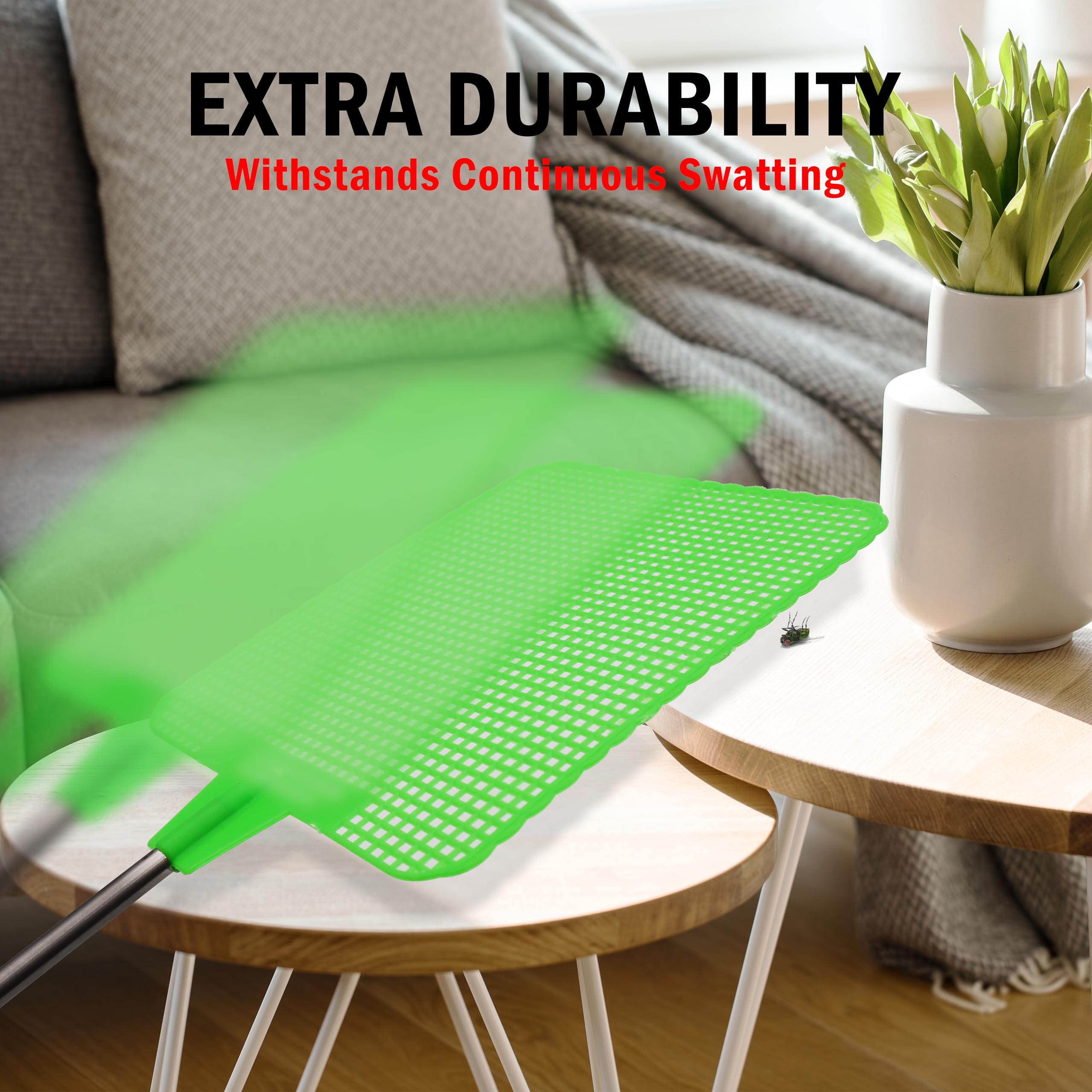 Amazon.com: Grip Super Jumbo Telescopic Fly Swatter - 6.5