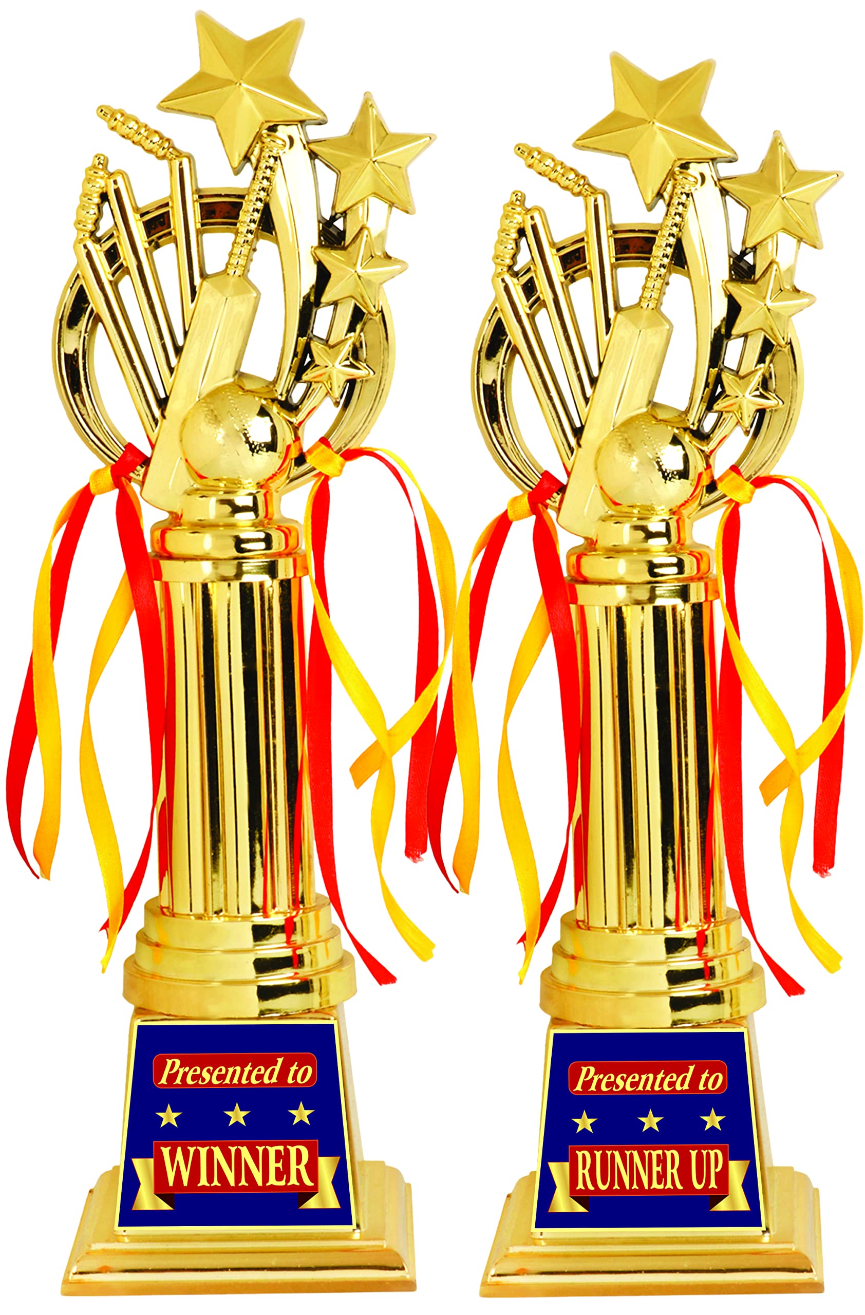 Aark India Cricket Trophy for Winner Runner UP Cricket Match/Competition/Tournament/Function Prize : 1st and 2nd Place (Combo Set) Award (PC001999) (B09TZS9VJ7) Amazon Price History, Amazon Price Tracker