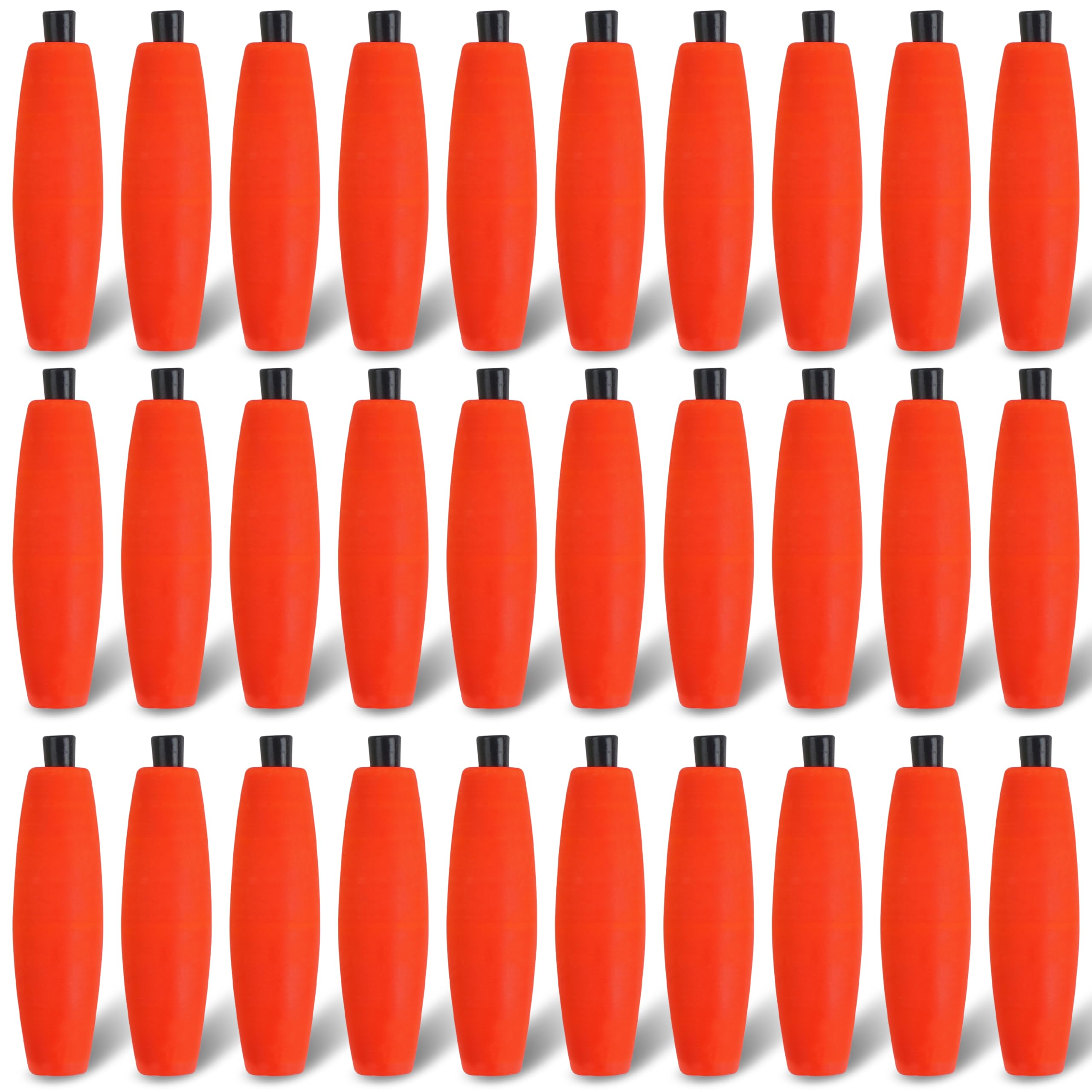 SILANON Peg Floats Fishing Bobbers,Foam Cigar Fishing Floats Bobbers Catfish Floats Slip Fishing Cork Bobbers with Pipe Plug for Catfish Santee Rig