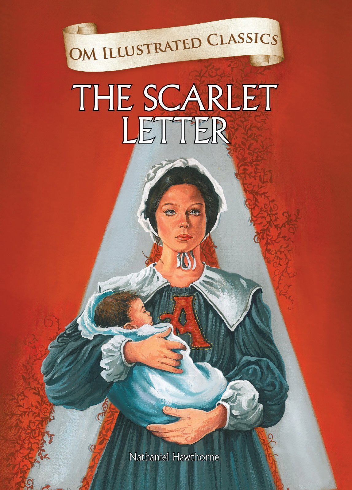 Children Classics - The Scarlet Letter - Illustrated Abridged Classics with Practice Questions (Om Illustrated Classics for Kids)