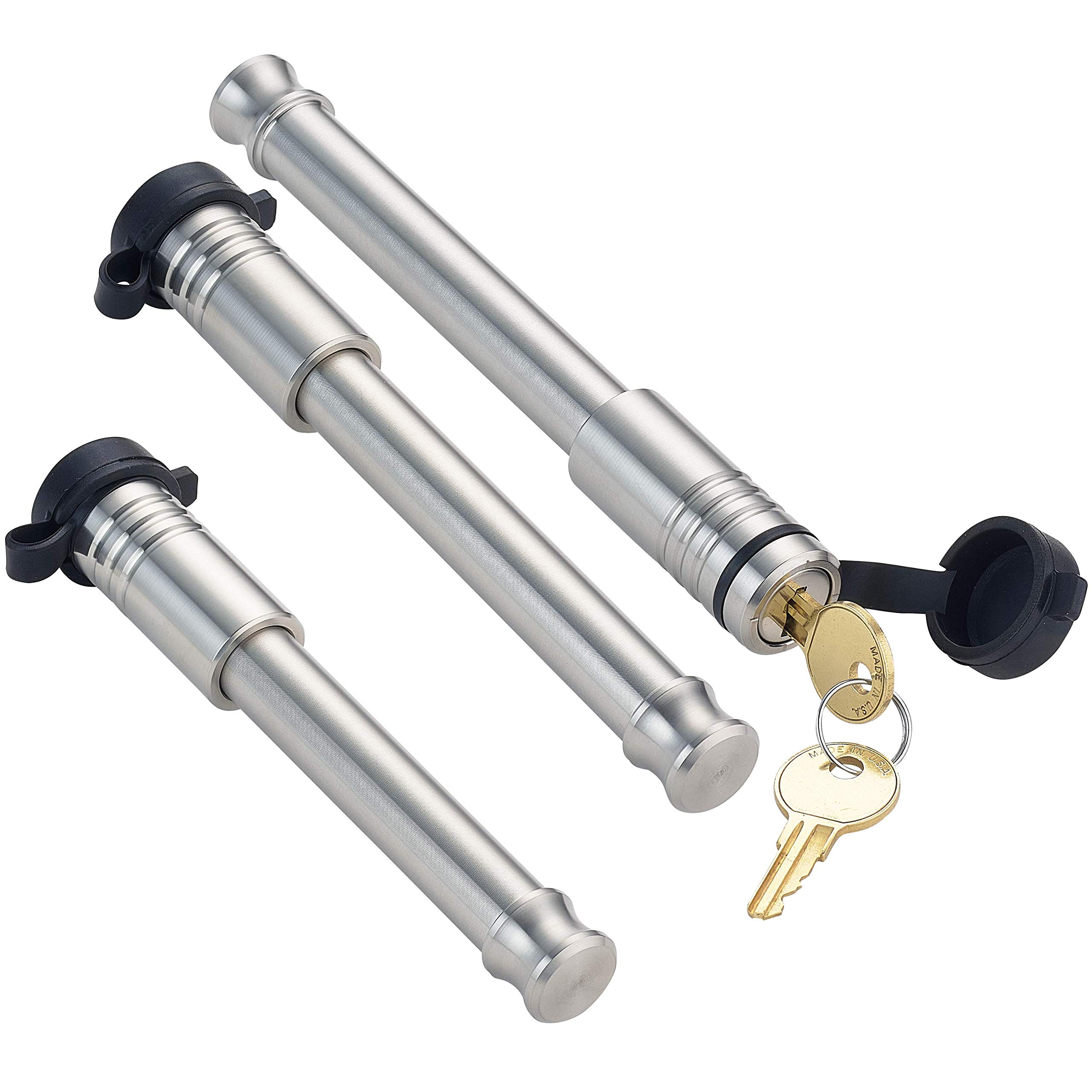 61652 | 3 Pack Mixed, Keyed Alike, Hitch Locks for Bulletproof 2", 2.5", and 3" Drop Hitches - Includes Lock for 2.5" Receiver