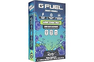 GFuel Sampler Pack: Ultimate Sour Blue Raspberry Energy Kick!
