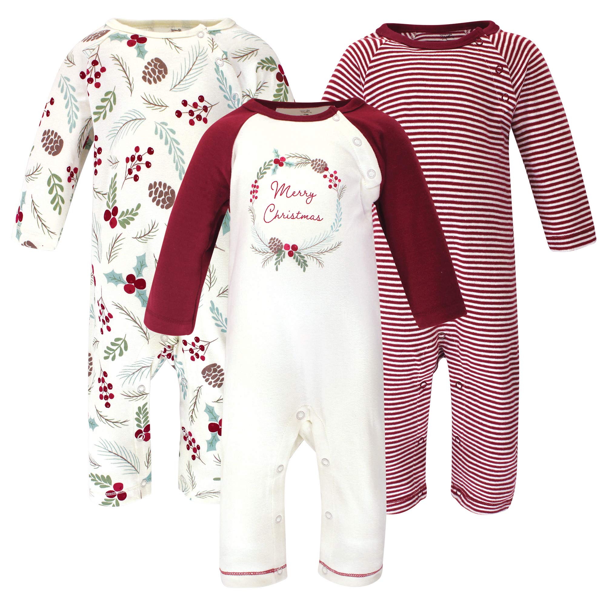 Touched by Nature Baby Girls - Mono de algodón orgánico para niñas (0-3 meses)