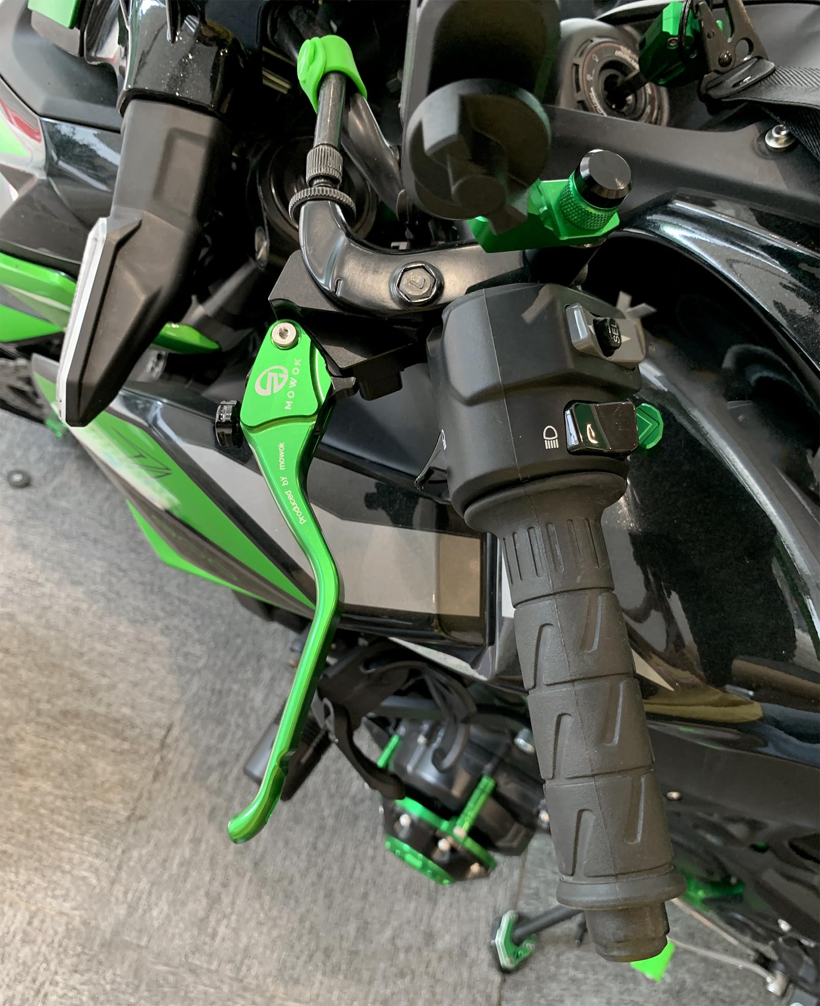 Motorrad Einstellbare kurze Brems- und Kupplungshebel für Kawasaki Z900 Z 900 2017-2023 2022 2021 2018 2019 Zubehör