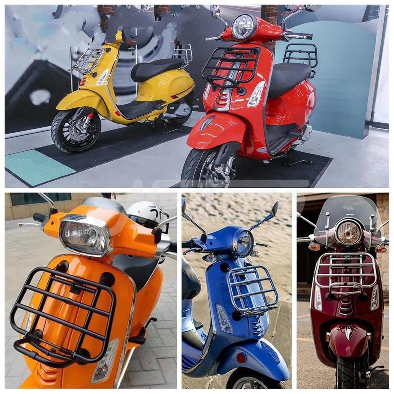 Amazon.co.jp: フロント荷物ラックに適合するベスパ GTV 300 Sei