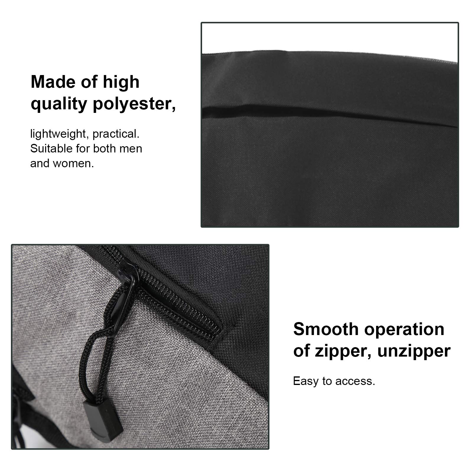 Yuecoom Multifunction Yoga Mat Bag, Yoga Mat with Strap Yoga Mat Gym Bag Yoga Mat Gym Bag Gym Backpack Large Capacity Luggage Backpack Carrier Polyester