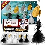 RoxStar Fly Strikers New Flash-Buggerz Series | We Perfected The in-Line Spinner | Hand-Made in The USA | Most Versatile Fishing Spinner for Trout, Bass, Pike, Panfish