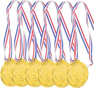 BESPORTBLE 12 pcs Sports Medal Soccer Medals Soccer Trophy Soccer Decor Volleyball Medal Winner Gold Medals Gymnastics Kids Medal Party Medal Toy Sports Game Supplies Delicate Accessories