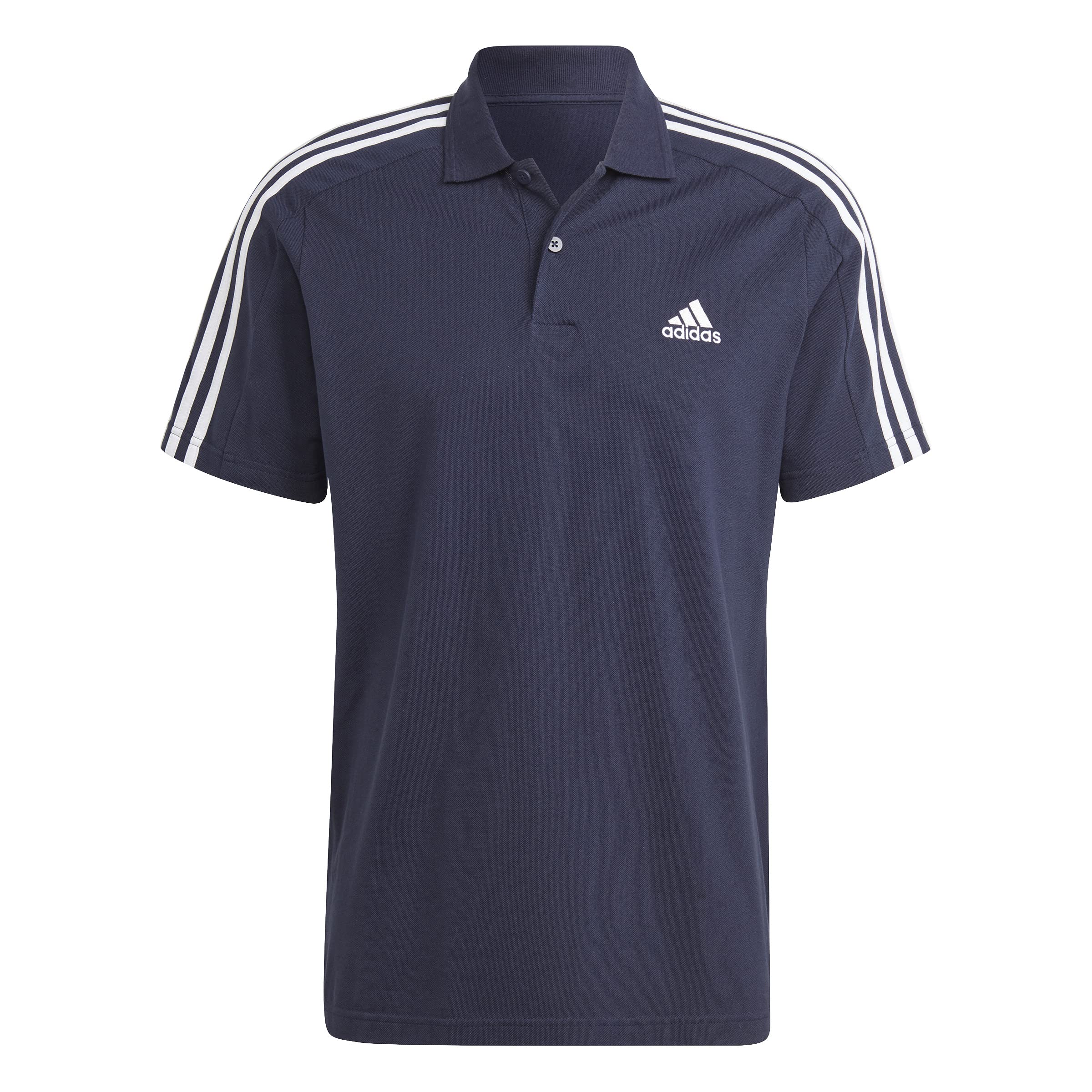 Adidas Essentials Piqué Embroidered Small Logo 3-Stripes Polo Shirt Polo Shirt (Short Sleeve) Hombre