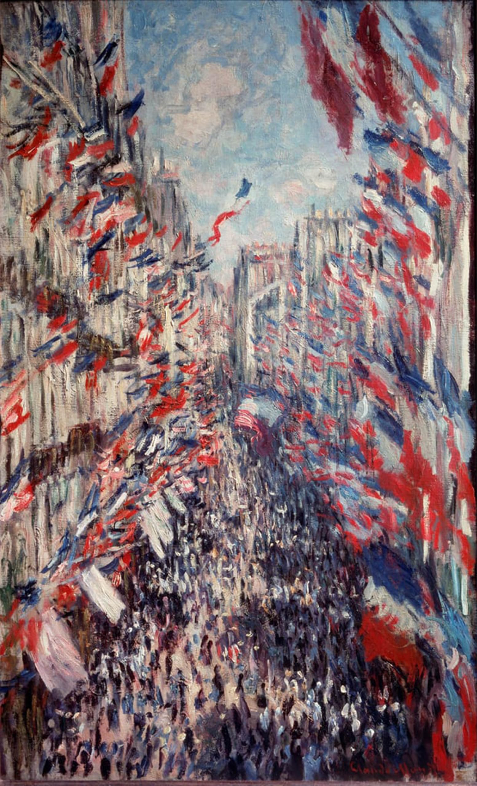 Affiche Impression d'Art Claude Monet Tableau Rue Montorgueil Paris Image Toile - 5