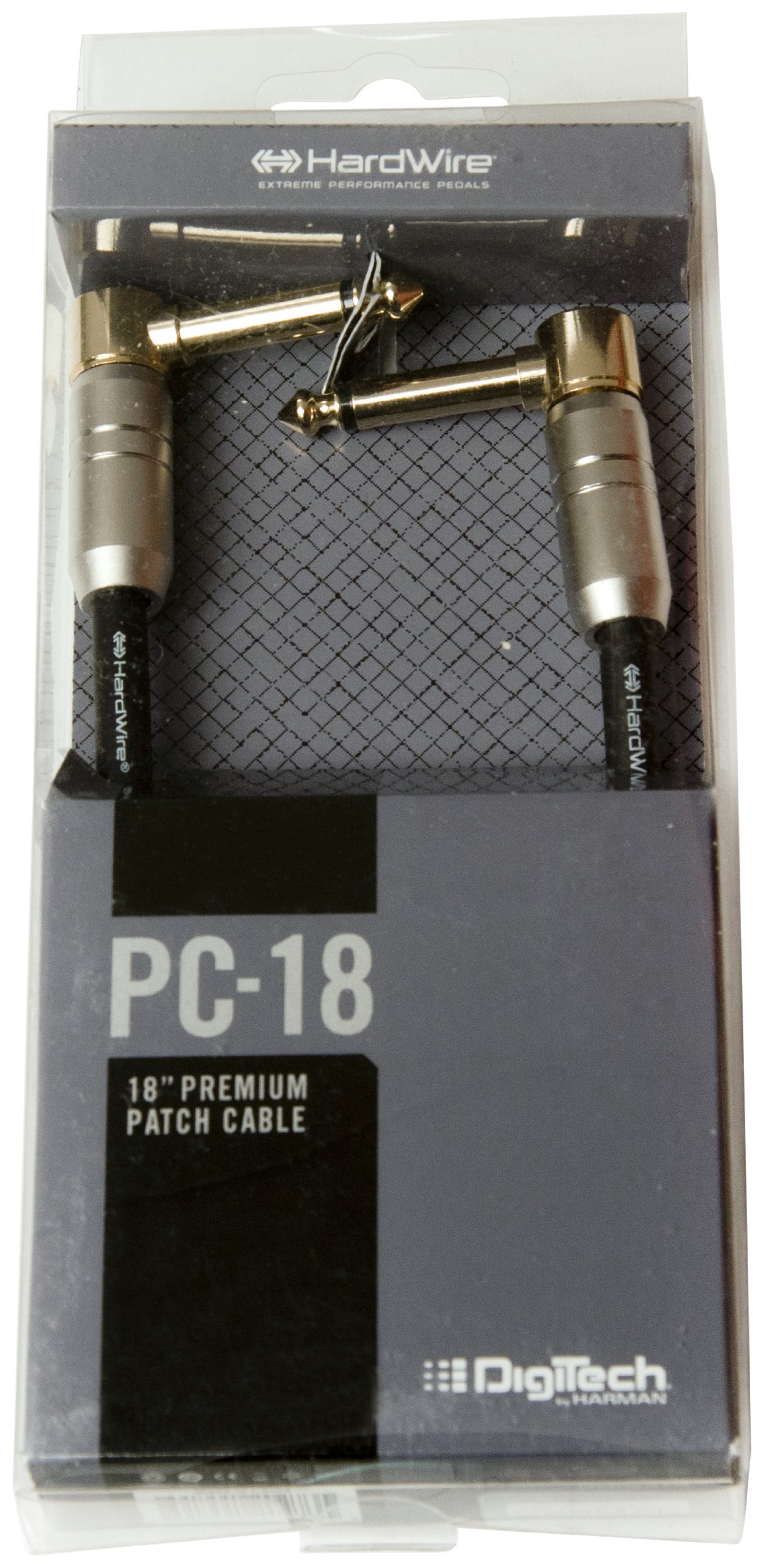 Digitech PC-18 Hardwire Accessory Premium Gold-Plated 1/4-Inch Patch Cable 18-Inch
