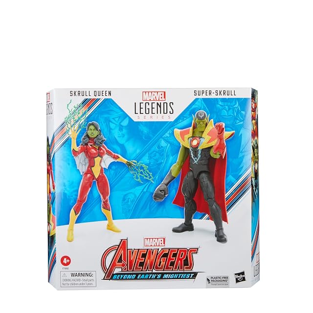 Foto 2 de 8 de Hasbro Marvel Legends Series - Skrull Queen y Super-Skrull - 60.º Aniversario de Vengadores