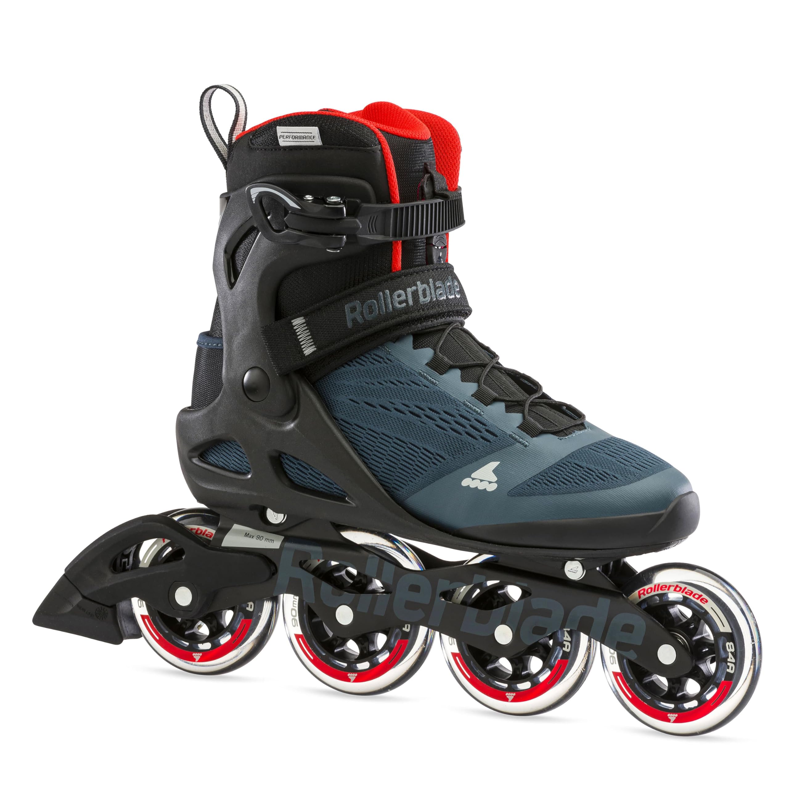 Rollerblade Macroblade 90, Unisex Adult, Orion Blue/Orange, 41