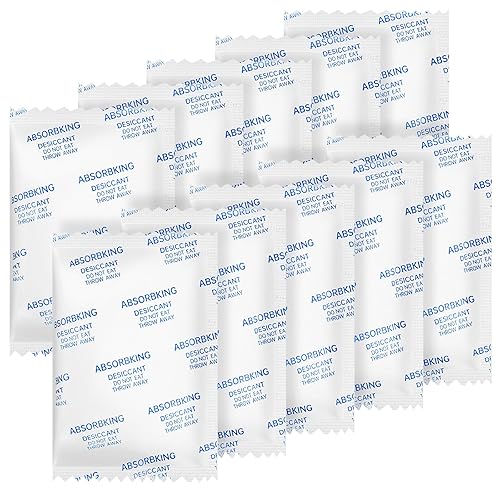 Miniatura 9 de Paquetes de desecantes – 0.07 oz 500 paquetes absorbentes de humedad, desecante de grado alimenticio con indicador de color, paquetes de desecantes