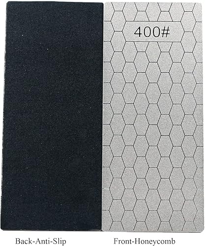 Miniatura 3 de Jewboer Juego de 5 piedras de afilado de diamantes placa de pulido de diamante gruesamediafina afiladora grano 40060080010001200