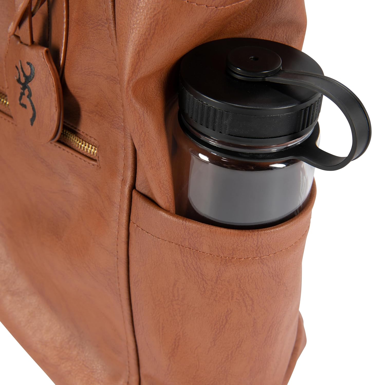 Browning Women's Concealed Carry Addison Purse, Premium Holstered Handbag With Safety Locking Option, Brown - Image 2