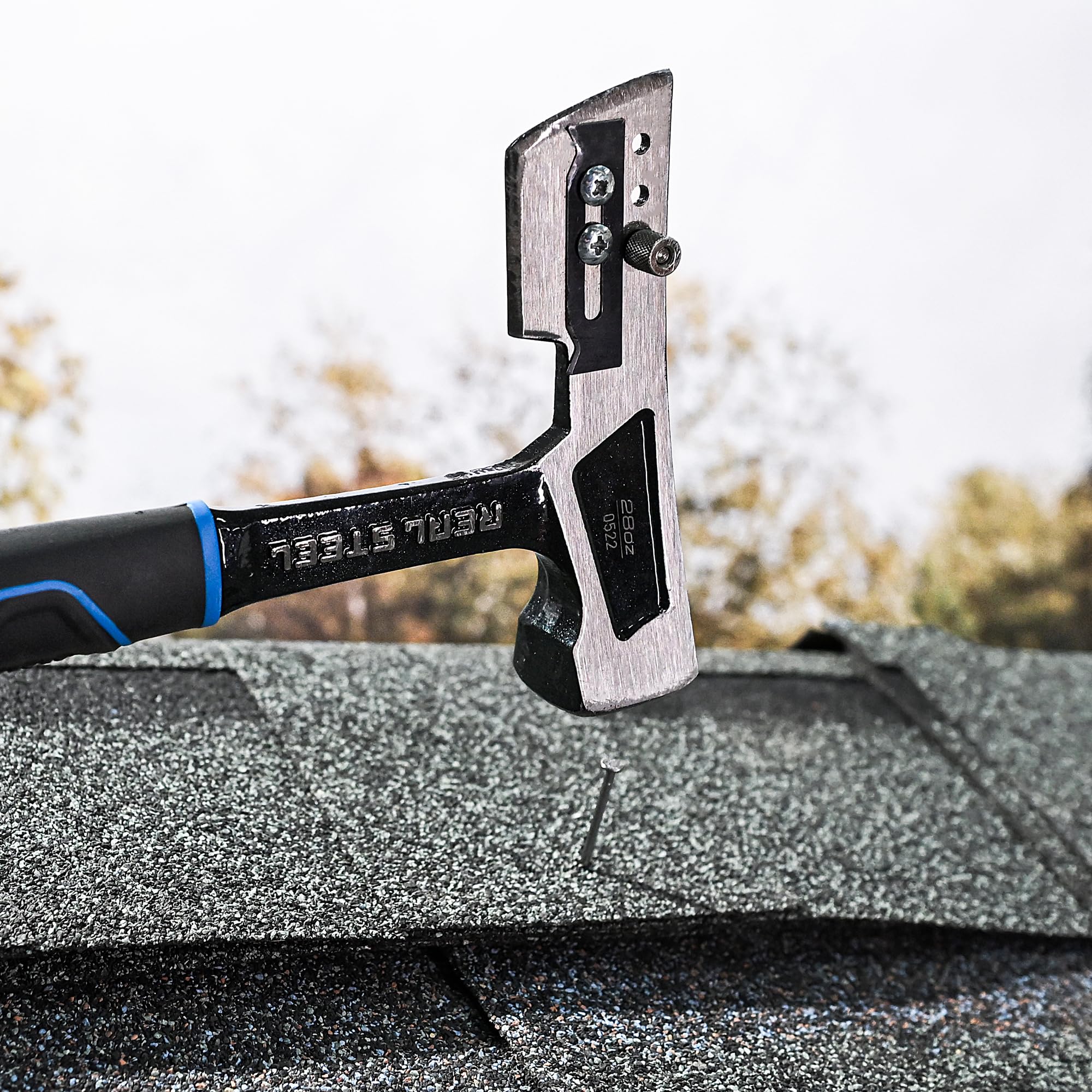 Real Steel Roofing Hammer - Shingler's Hatchet -6