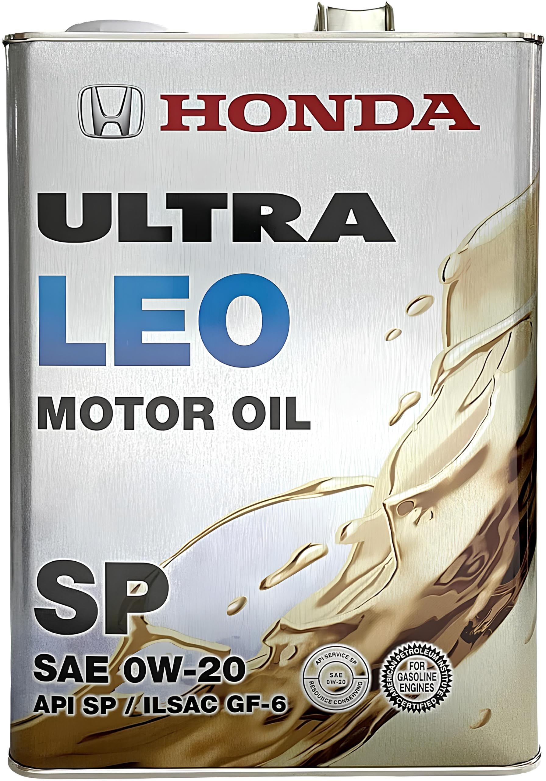 Amazon | Honda(ホンダ) エンジンオイル ULTRA LEO 0W-20 SP GF-6 4L 4
