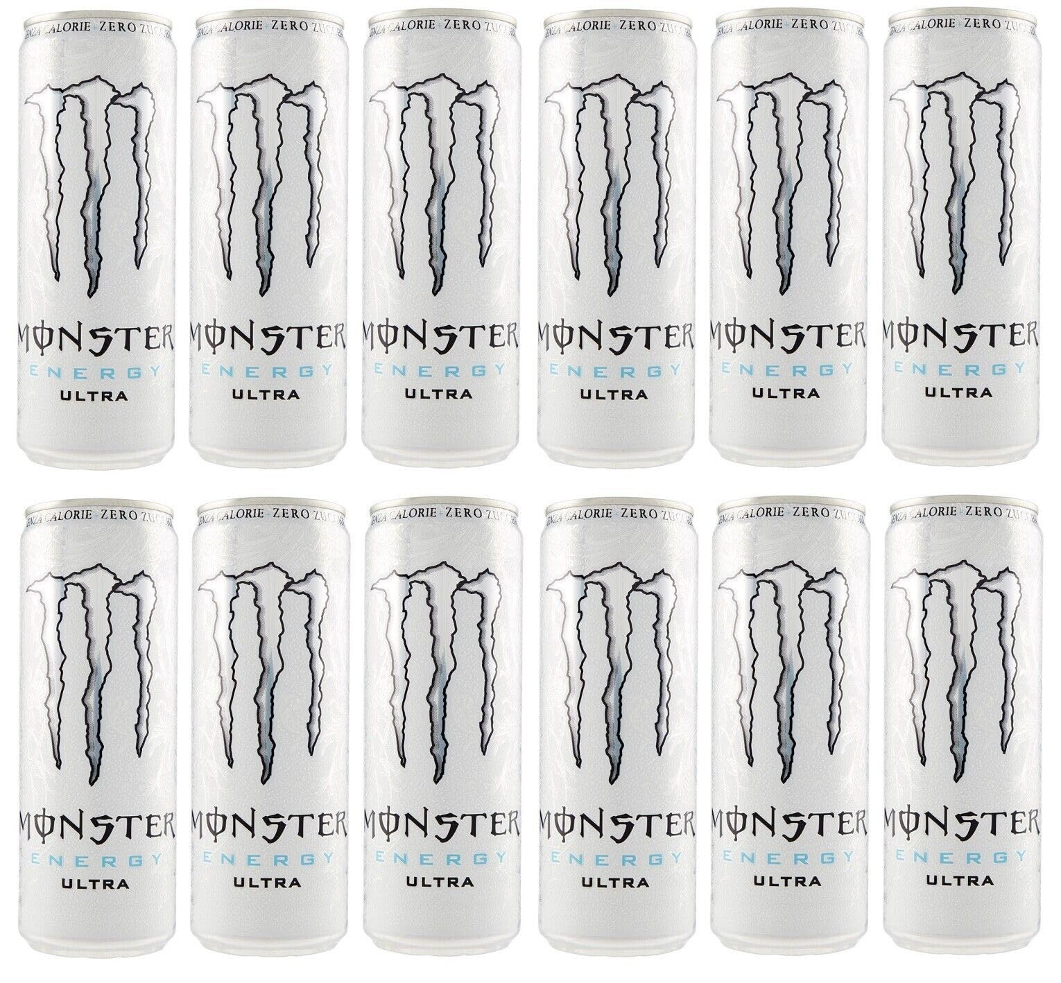 48er-Pack Testpaket Monster Energy Drink,Erfrischender alkoholfreier Energiegetränk,355ml Einwegdose + 1er-Pack Kostenlos San Benedetto Eistee mit Zitrone Ohne Zucker 330ml Dose