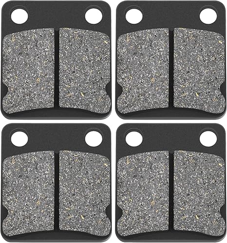 AHL Juego de pastillas de freno semimetálicas para Yamaha YFM400 YFM 400 Kodiak 1999-2006YFZ350 YFZ 350 Banshee 1990-2006YFM350 YFM 350 Warrior 1989