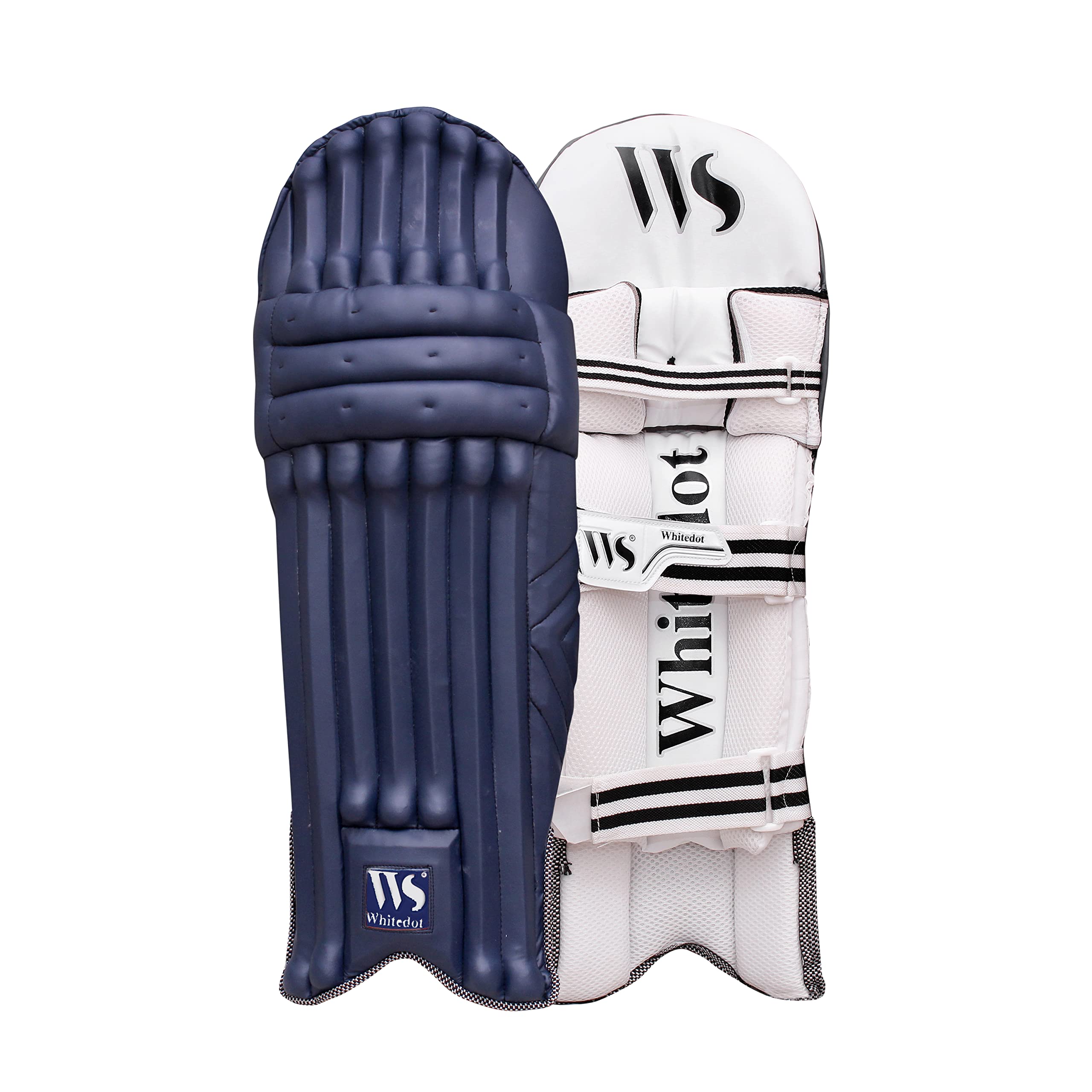 Whitedot Dot 2.1 Black Cricket Batting Pad Idol for Mens/Large