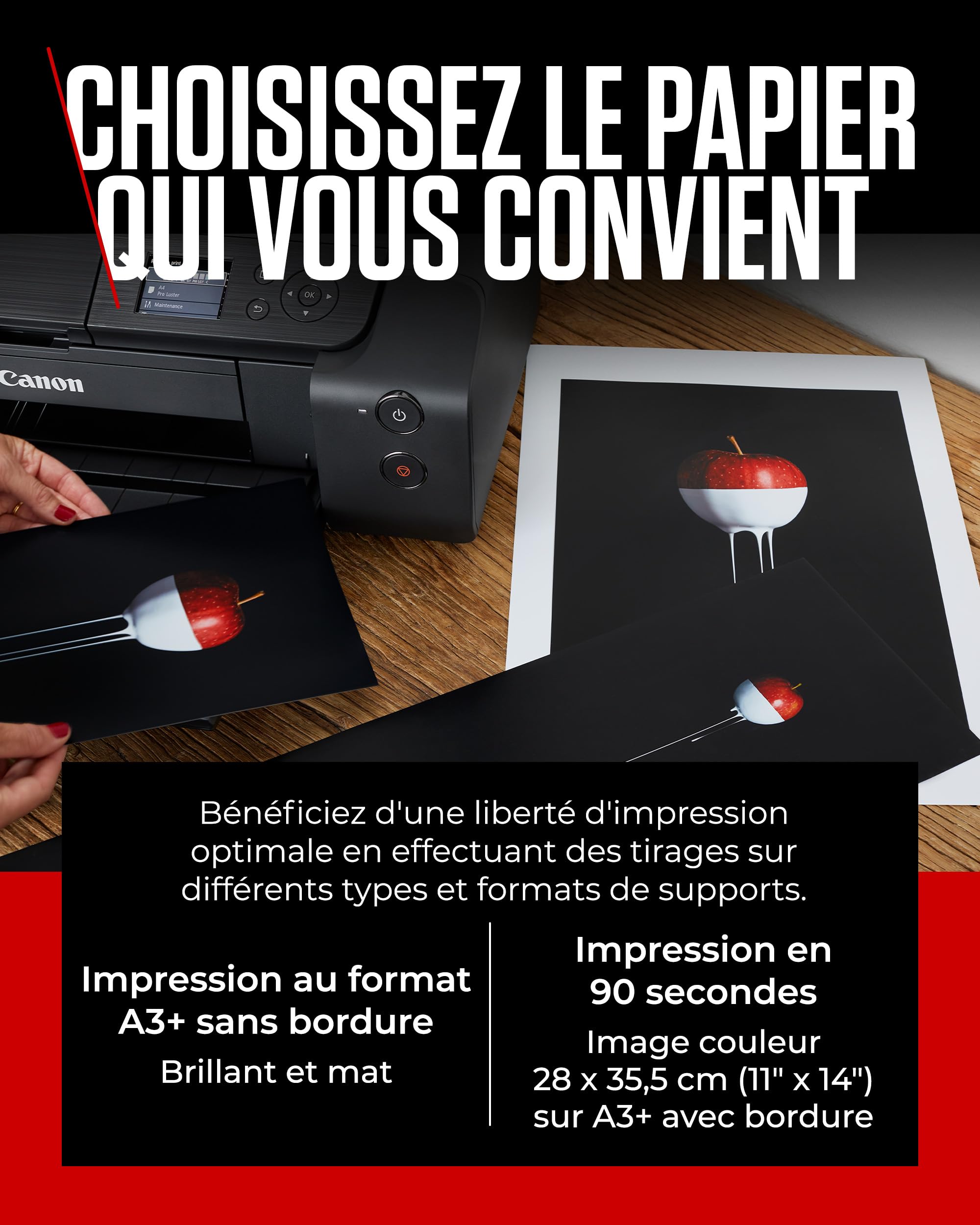 Canon PIXMA PRO-200S Imprimante Photo 8 Encres Couleur Tirages Couleurs Intenses