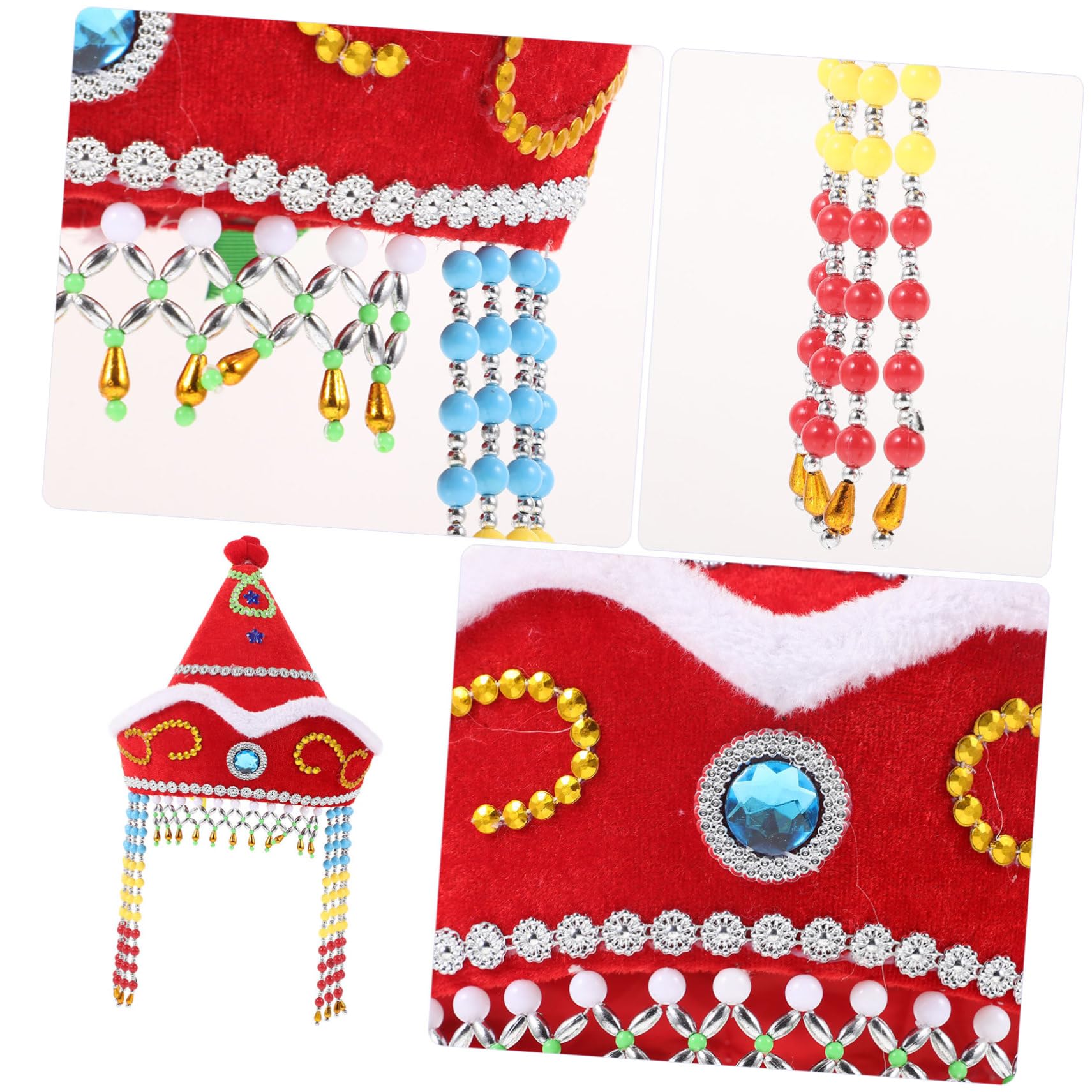 NAMOARLY Funny Cloth Hat Party Supply Chinese Qing Style Hat Kids Carnival Photo Prop Easy to Wear