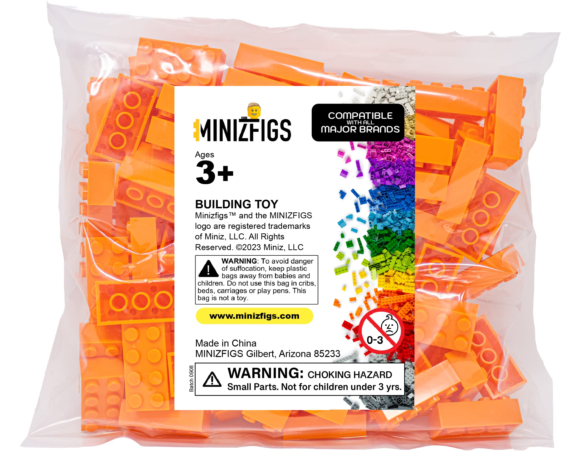 Snapklik.com : Minizfigs 2x4 Classic Building Bricks - 300 Pieces ...