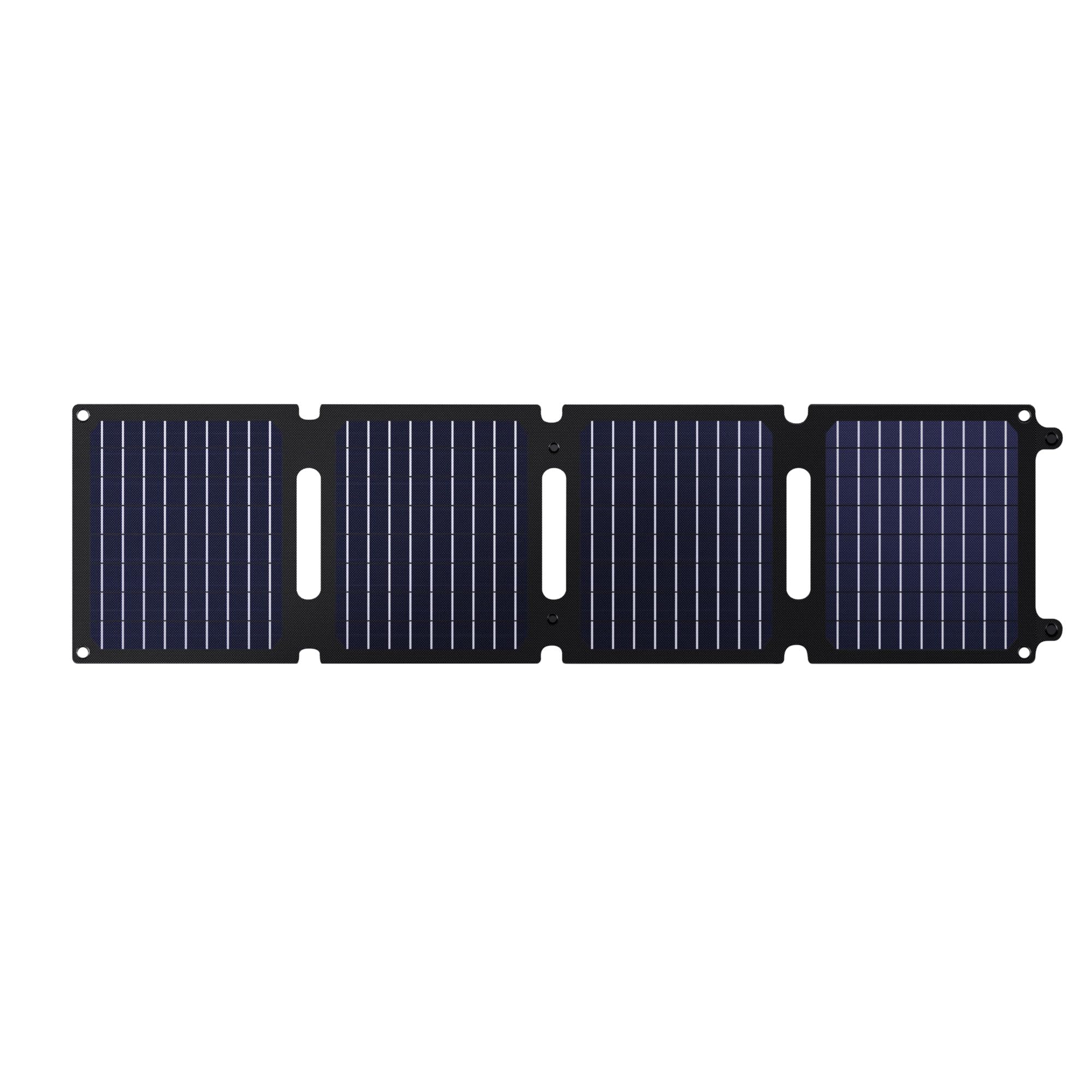 Trust Zuny 40W Pannello Solare Portatile USB-C USB-A Caricabatterie Solare | Porta di Uscita CC, Caricatore Portatile da Campeggio, Pannelli Solari 15W Smartphone Tablet Power Bank Balcone Viaggi