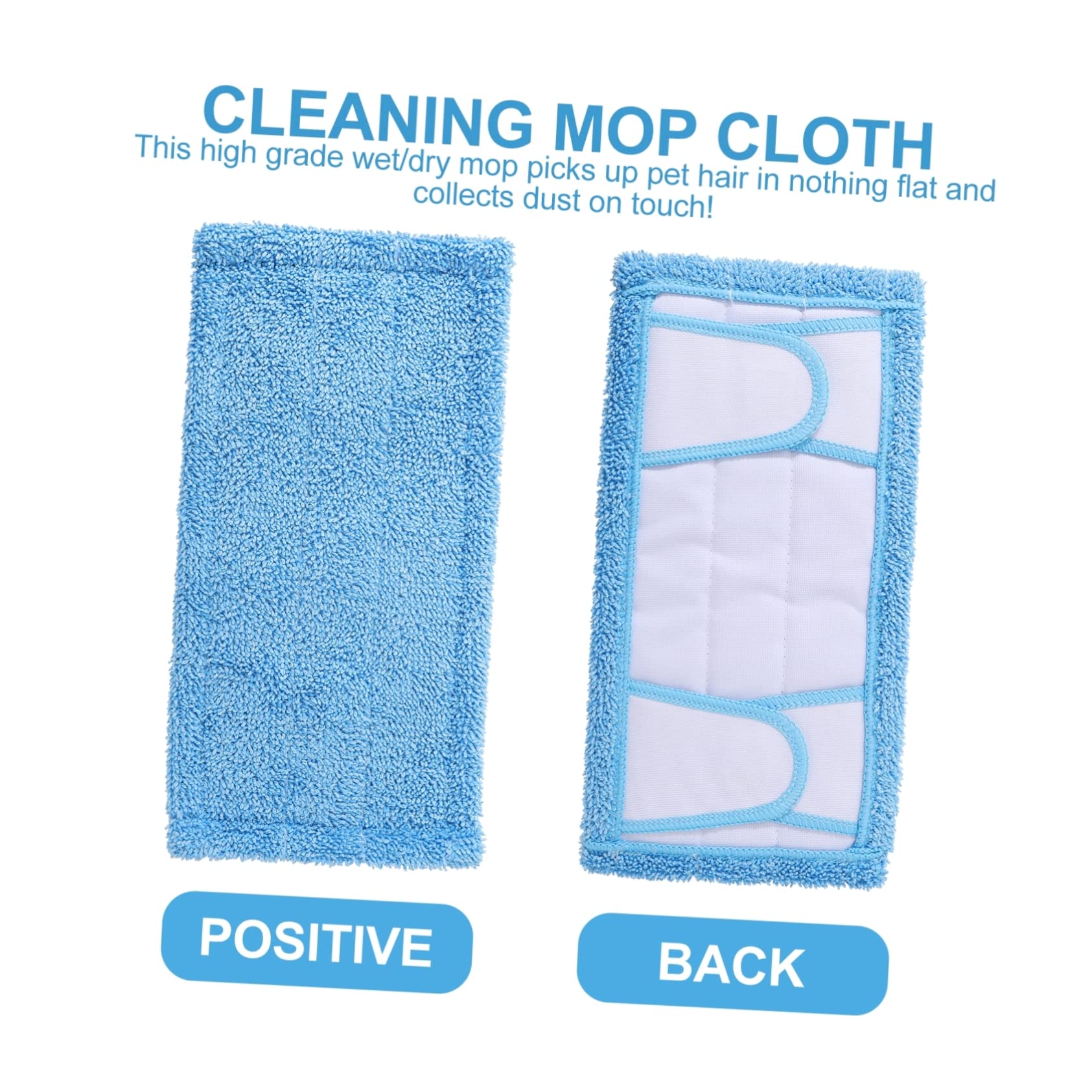 Beavorty Mop Head Replacement Cloth Mop Replacement Pads Mopping Pad Floor Mop Pads Mop Cloth Mop Accessory Cleaning Mop Pad Replacement Mop Pad Cleaning Mop Head