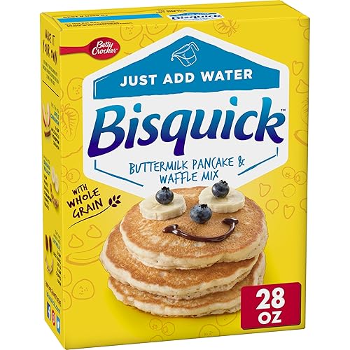 Betty Crocker Bisquick Buttermilk Pancake and Waffle Mix, Made with