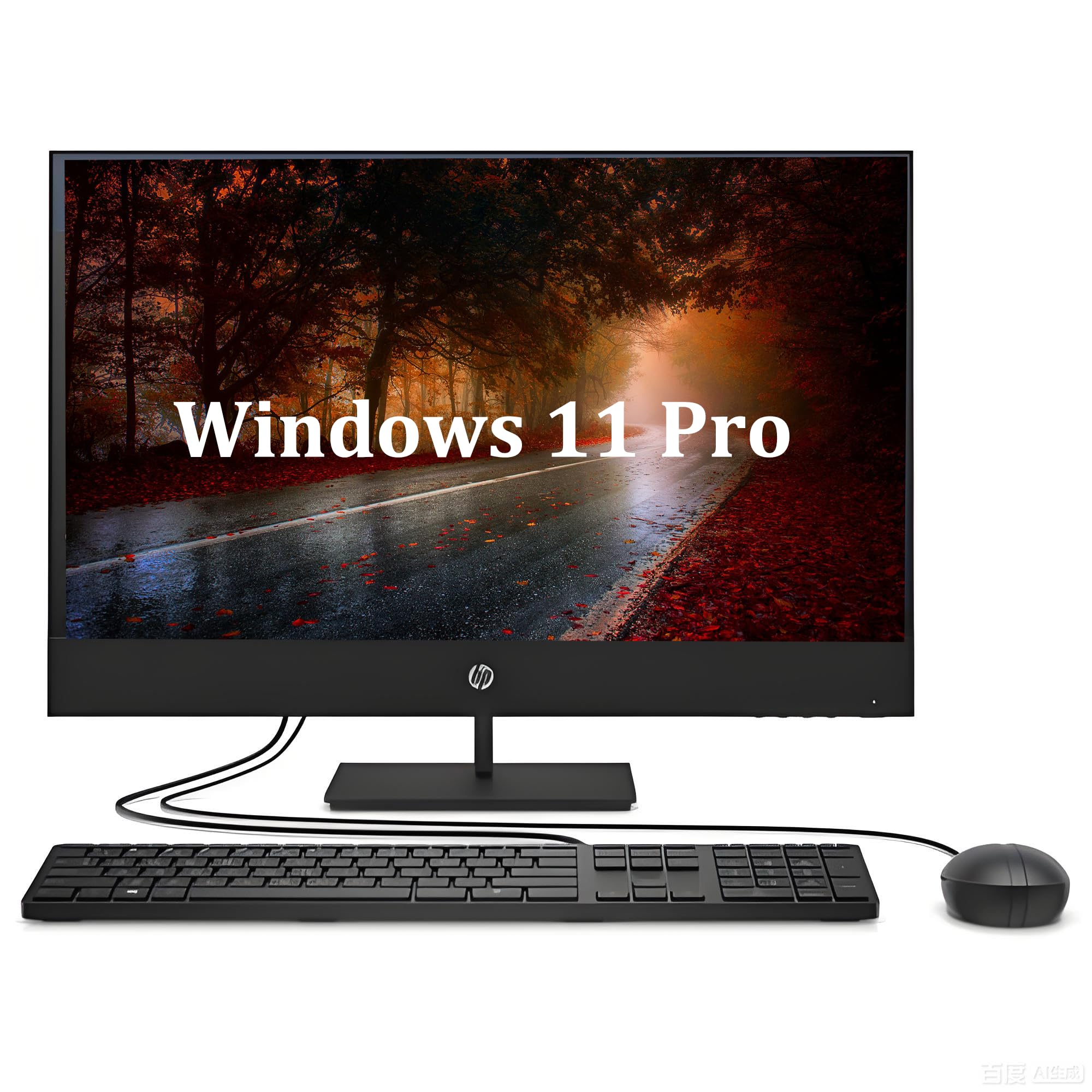 HP ProOne 600 G1 - Computer desktop tutto in uno, con monitor da 21,5", Intel Core i5-4570T, 8 GB di RAM, 128 GB SSD, tastiera QWERTY americana, WiFi, Bluetooth, Windows 11 Pro (ricondizionato)
